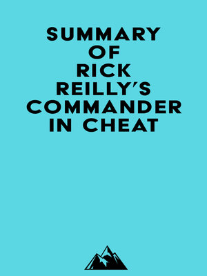 cover image of Summary of Rick Reilly's Commander in Cheat